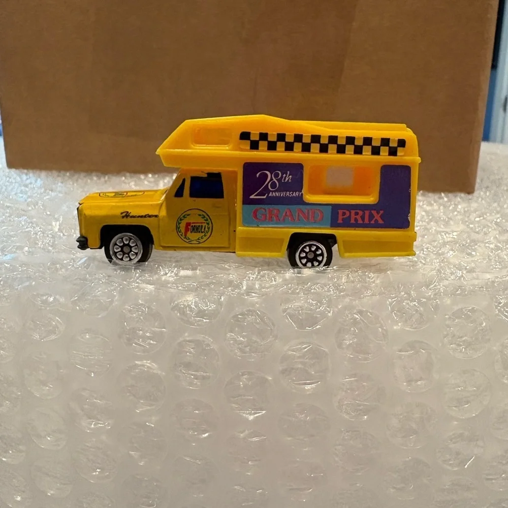Vintage Realtoy Camper Truck Formula 28th Grand Prix Anniversary Squarebody Toy
